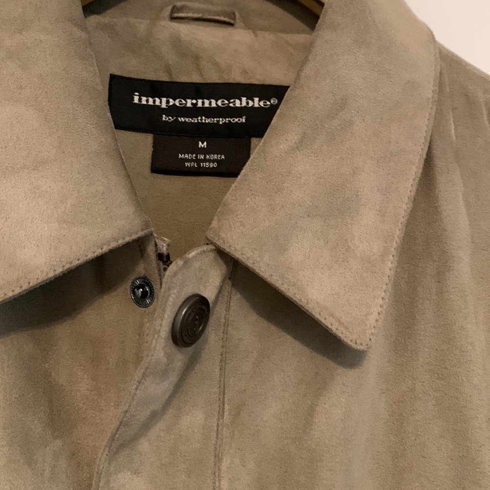 Weatherproof Impermeable Bomber Jacket. Suede Loo… - image 3